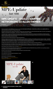 MPE-Update – ideales Sommer-Networking zu allen Themen - jetset-media.de